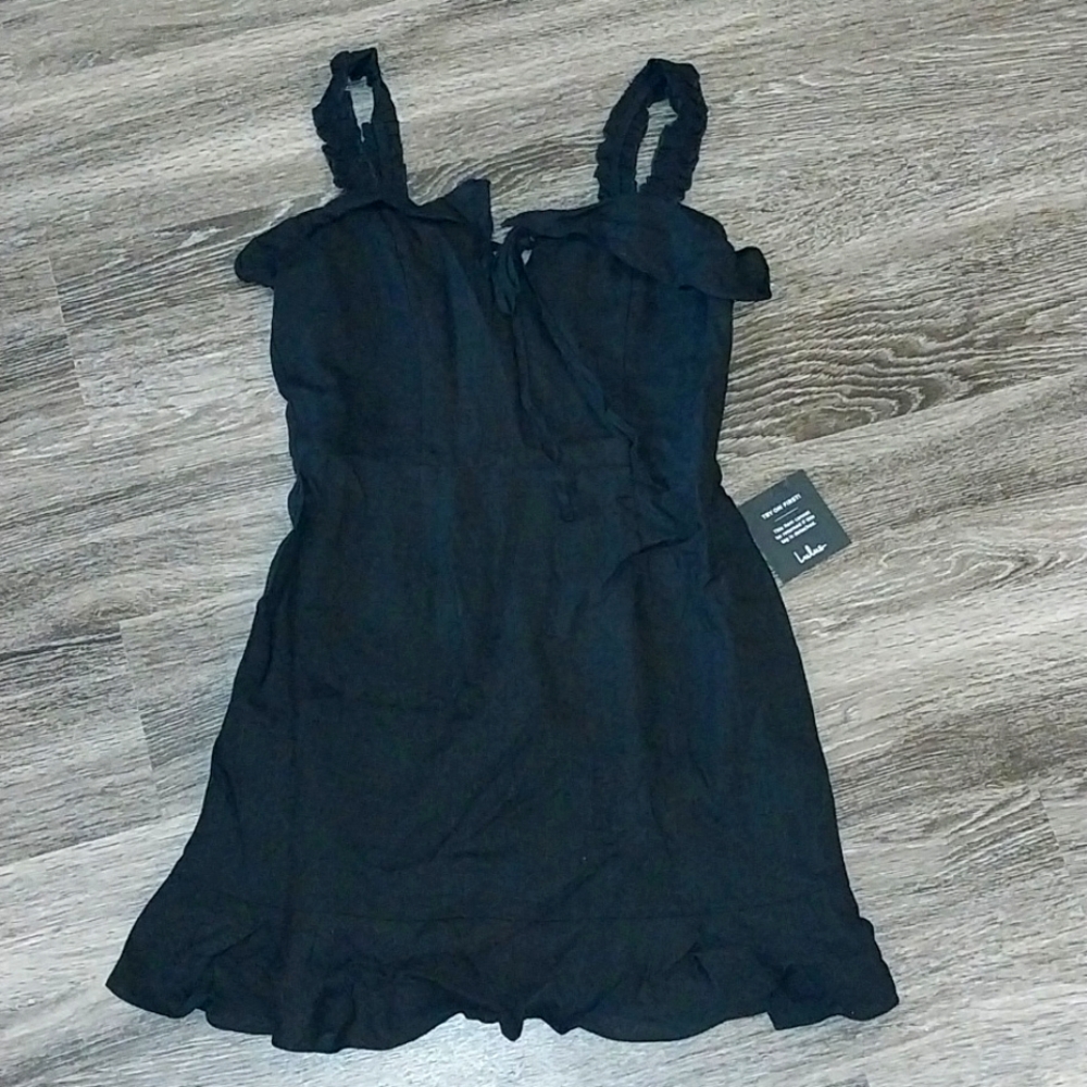 Lulus Ruffle Dress - Picture 1 of 5
